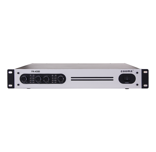 PA-4300 300W*4 4 Channel Class D Professional Stereo Amplifier